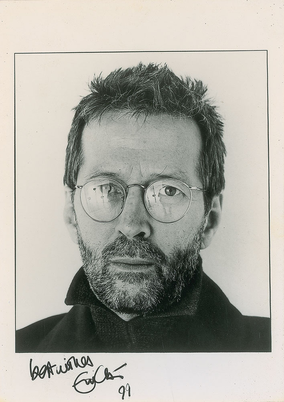 Lot 821 Eric Clapton Signed Photograph