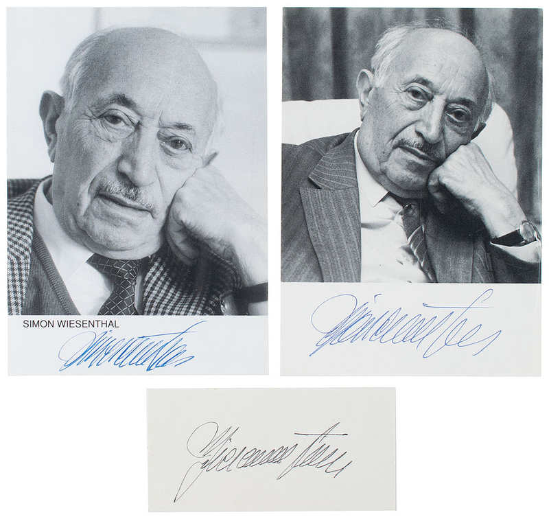 Lot 447 Simon Wiesenthal