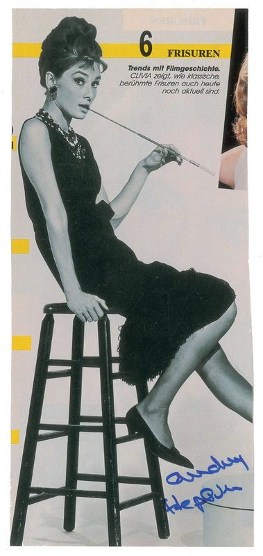 Lot 860 Audrey Hepburn Signed Photograph