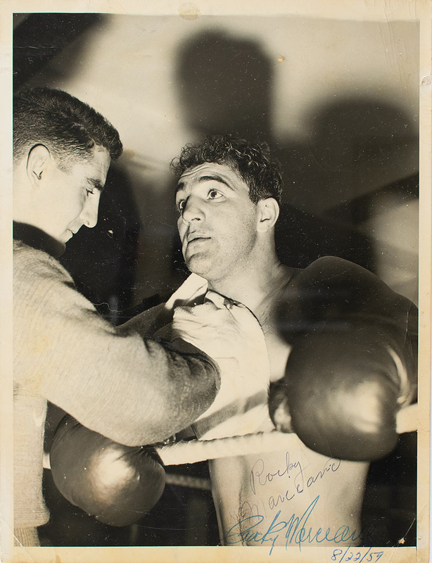Lot 993 Rocky Marciano Signed Photograph