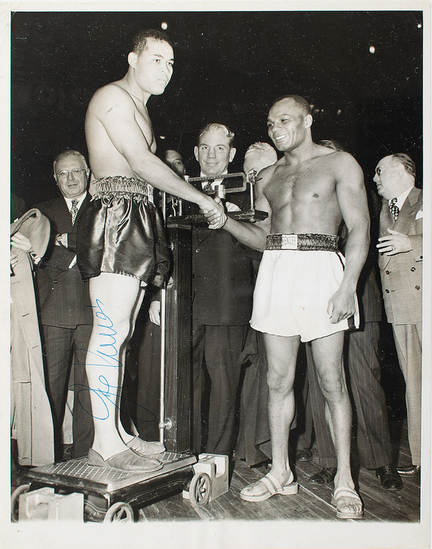 Lot 991 Joe Louis Signed Photograph