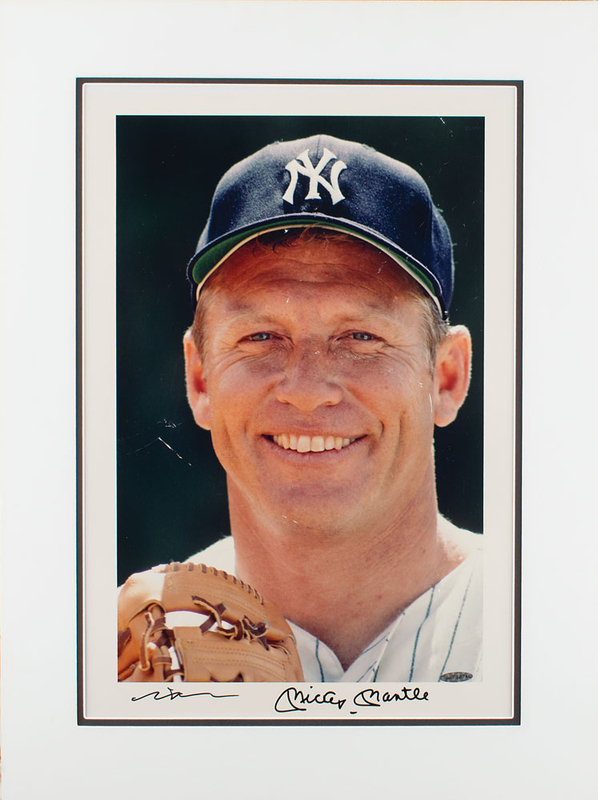 Lot 1027 Mickey Mantle Signed Photograph