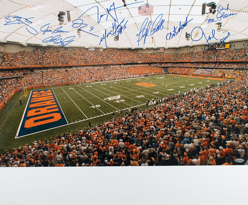 Lot 1057 Syracuse University Football Greats Signed Photograph