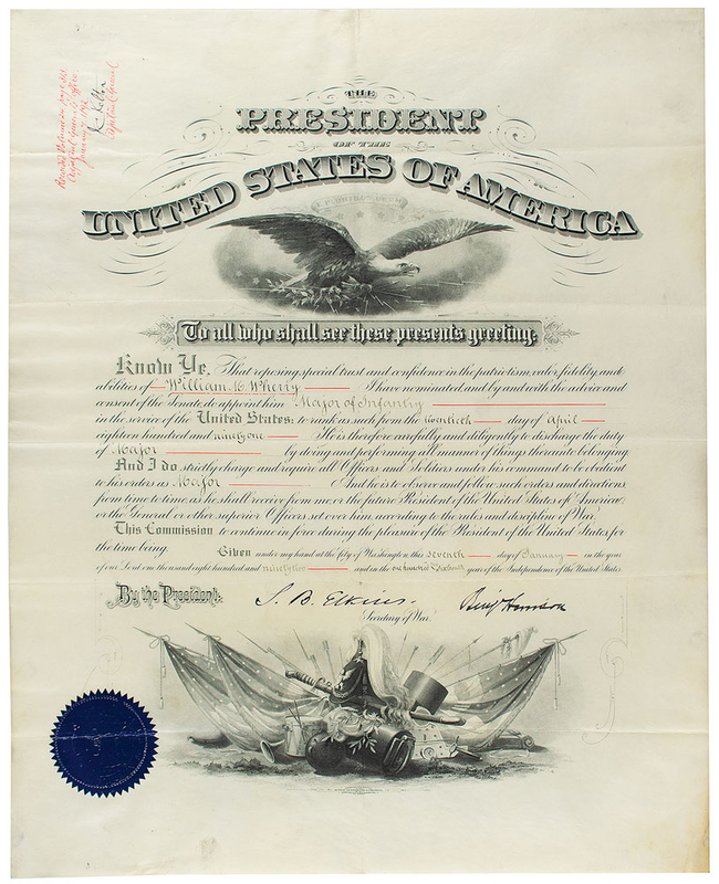 Lot 39 Benjamin Harrison Signed Document
