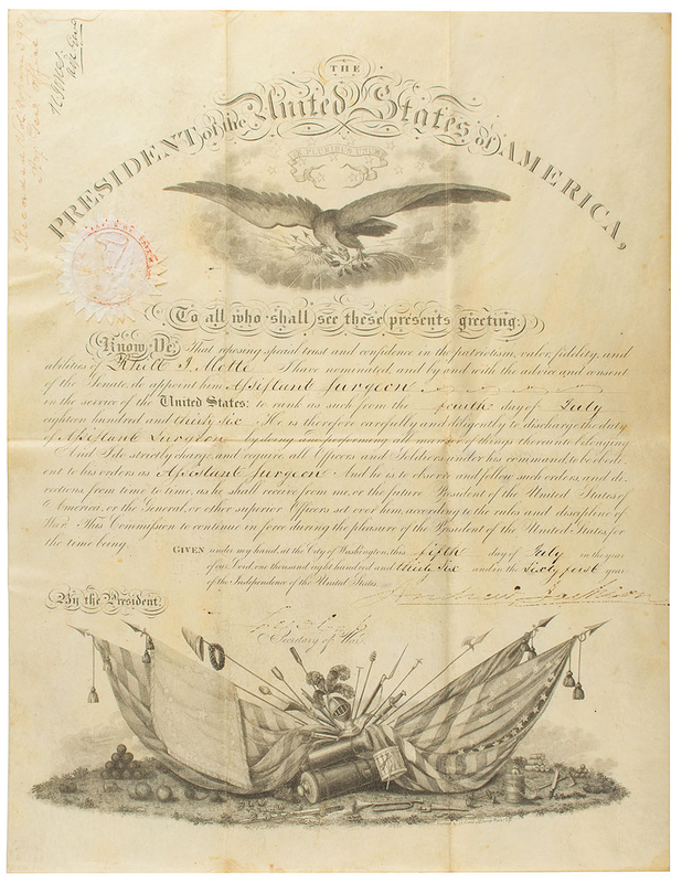 Lot 9 Andrew Jackson Signed Document