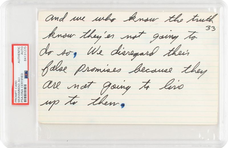 Lot 1002 Muhammad Ali