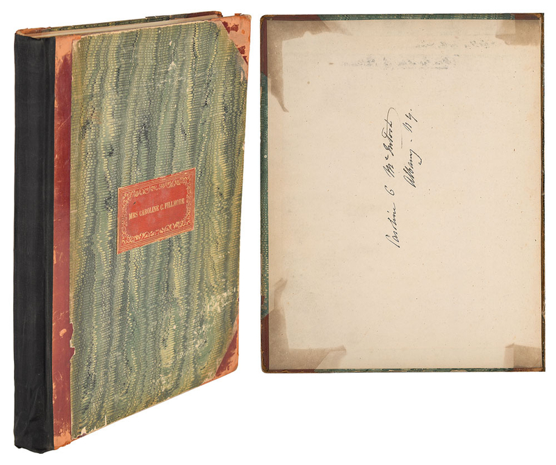 Lot 21 Millard and Caroline Fillmore Book
