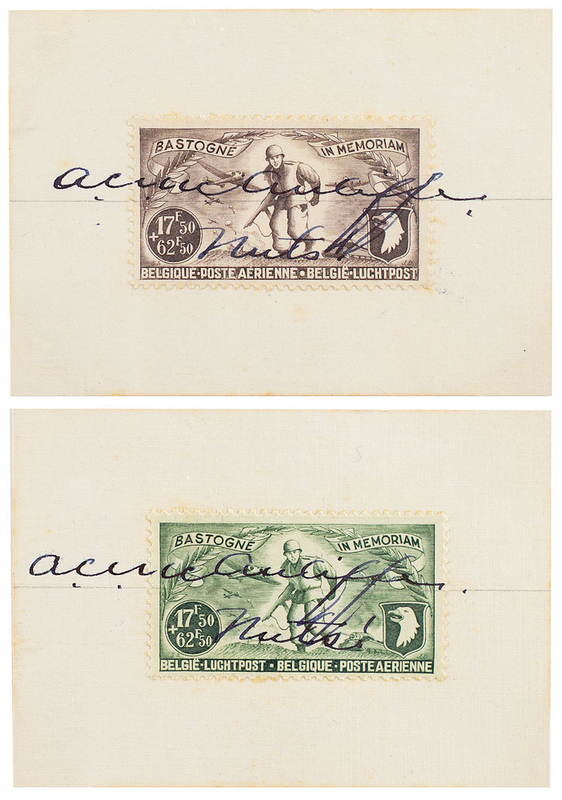 Lot 220 Anthony C. McAuliffe: 
