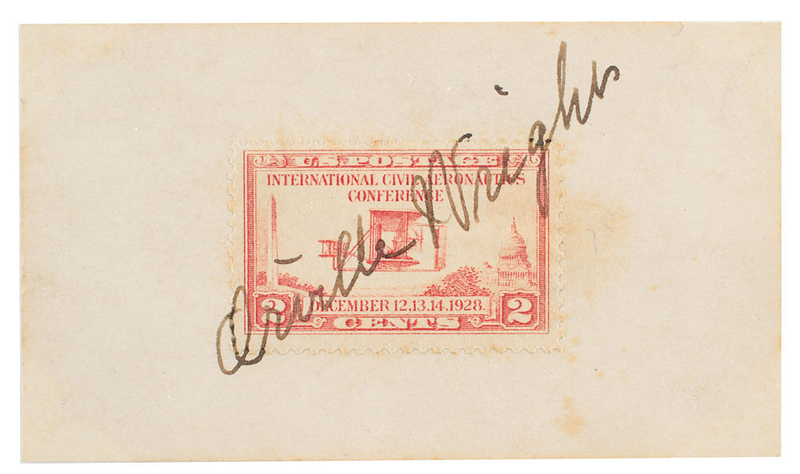 Lot 249 Orville Wright Signature