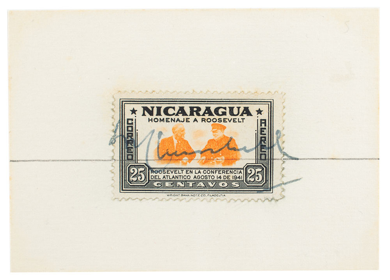 Lot 192 Winston Churchill Signature