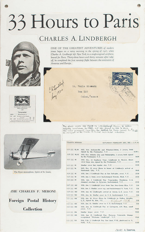 Lot 217 Charles Lindbergh Cover