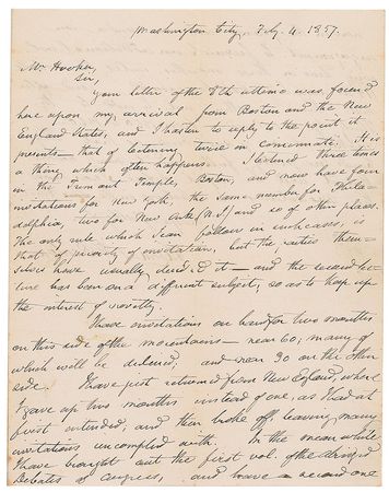 Lot #319 Thomas Hart Benton Handwritten Letter Signed - Image 1
