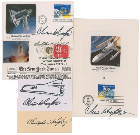 Lot #468. Chris Kraft Business Card