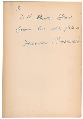 Lot #42 Theodore Roosevelt Book - Image 2