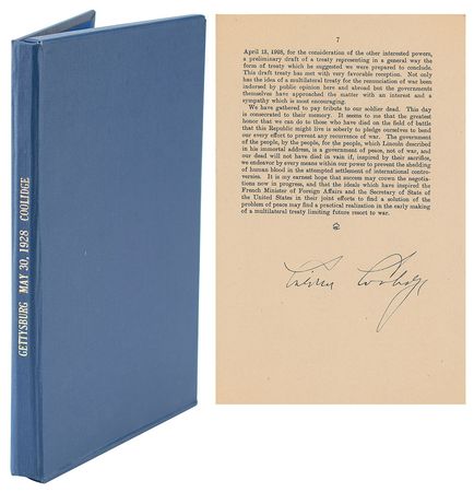 Lot #56 Calvin Coolidge Booklet - Image 1