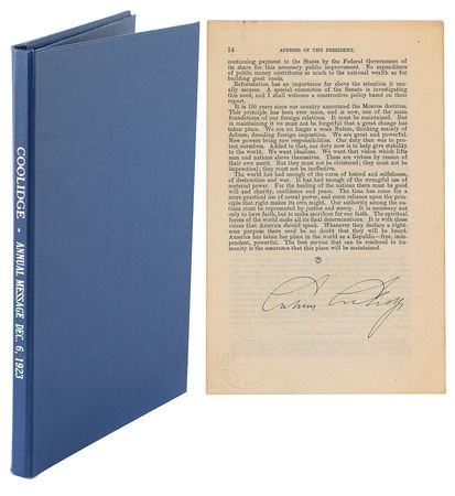 Lot #57 Calvin Coolidge Booklet - Image 1