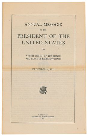 Lot #57 Calvin Coolidge Booklet - Image 3