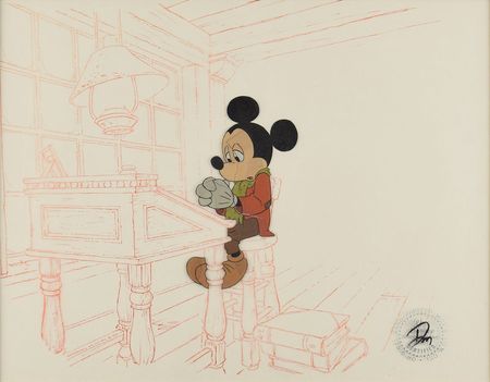 Lot #689 Mickey Mouse production cel from Mickey's Christmas Carol Production Cel - Image 1