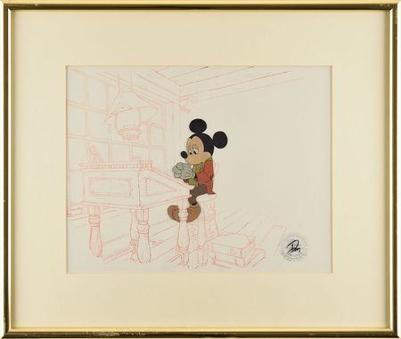 Lot #689 Mickey Mouse production cel from Mickey's Christmas Carol Production Cel - Image 2