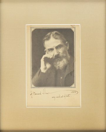 Lot #719 George Bernard Shaw: 
