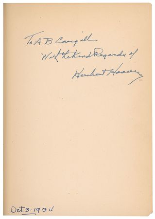 Lot #134 Herbert Hoover Books - Image 2