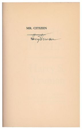 Lot #182 Harry S. Truman Book - Image 3