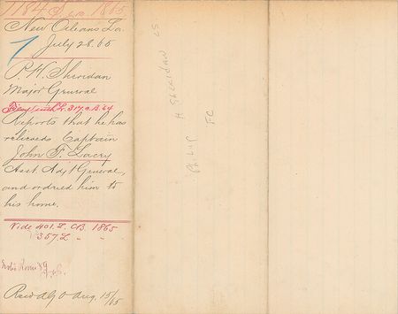 Lot #545 Philip H. Sheridan Signed Letter - Image 2