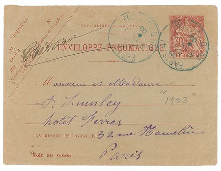 Lot #622 Frederic-Auguste Bartholdi Handwritten Letter Signed - Image 3