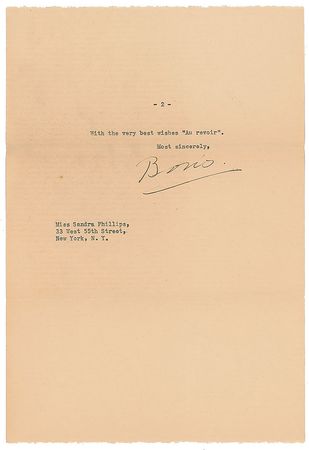 Lot #862 Boris Karloff: Three autographs of the horror icon - Image 4