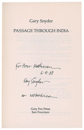 Lot #751 Gary Snyder Book - Image 2