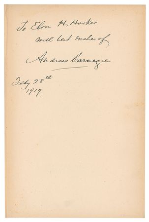Lot #269 Andrew Carnegie Book - Image 2