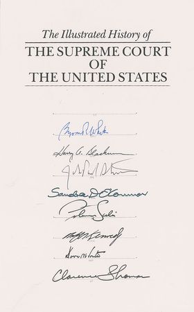 Lot #433 Supreme Court Justices Signatures - Image 1