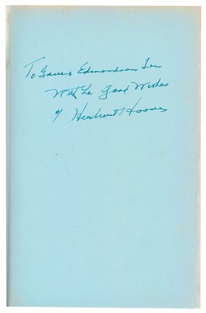Lot #133 Herbert Hoover Books - Image 2