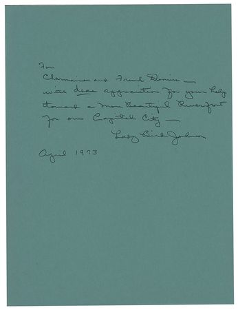Lot #136 Lyndon and Lady Bird Johnson Books - Image 2