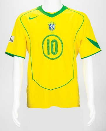 Lot #1050 Soccer: Ronaldinho Jersey - Image 1