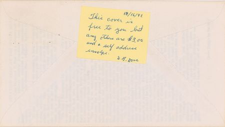 Lot #516 Desmond Doss First Day Cover - Image 2