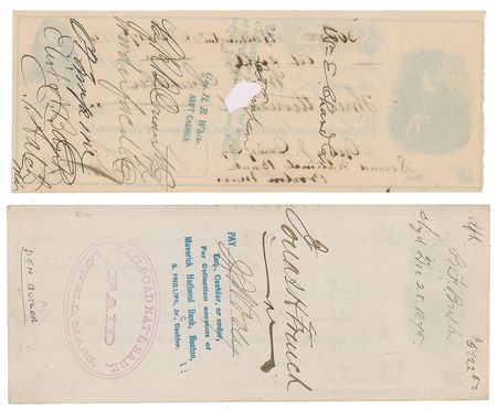 Lot #510 Benjamin Butler Checks - Image 2