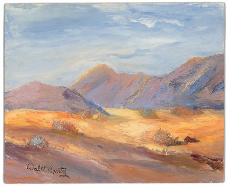 Lot #682 Walter Lantz Painting - Image 1