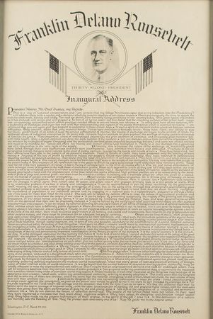 Lot #171 Franklin D. Roosevelt Print - Image 1