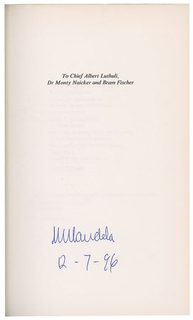 Lot #261 Nelson Mandela Book - Image 2