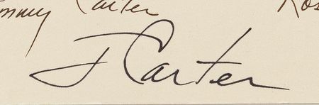 Lot #90 Jimmy Carter Christmas Card - Image 2