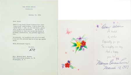Lot #109 Dwight and Mamie Eisenhower - Image 3