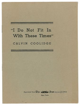 Lot #105 Calvin Coolidge - Image 2