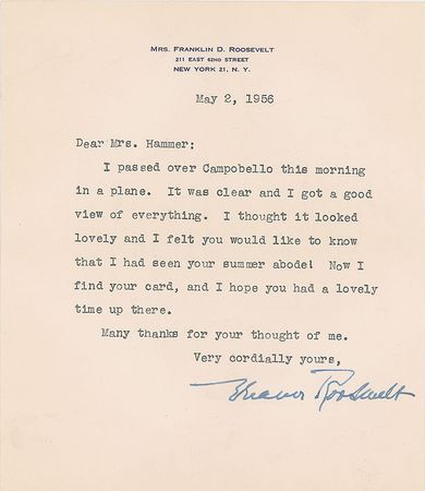 Lot #169 Eleanor Roosevelt Typed Letters Signed - Image 2