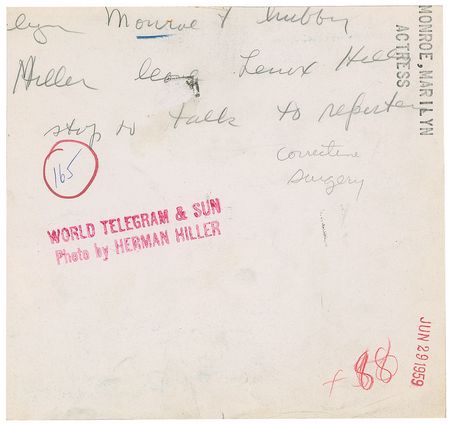 Lot #951 Marilyn Monroe and Arthur Miller Photograph - Image 2