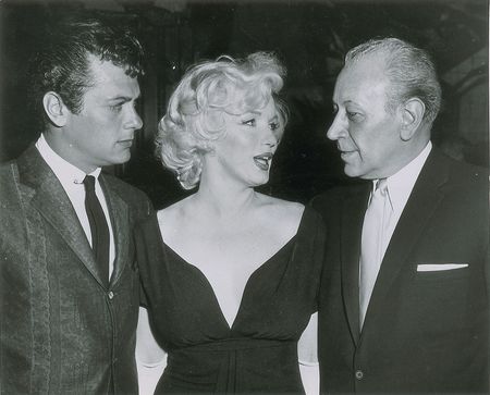 Lot #955 Marilyn Monroe and Tony Curtis Photograph - Image 1