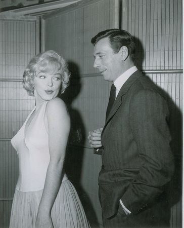 Lot #956 Marilyn Monroe and Yves Montand Photograph - Image 1