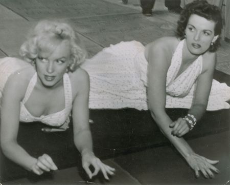 Lot #953 Marilyn Monroe and Jane Russell Photograph - Image 1