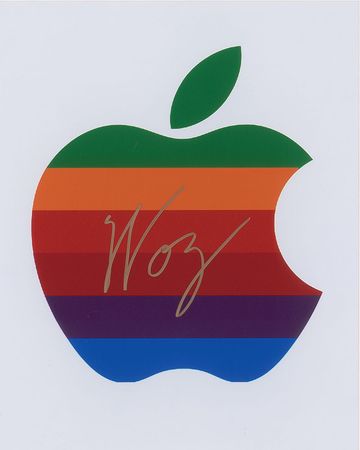 Lot #308 Apple: Wozniak and Wayne Signed Photographs - Image 1