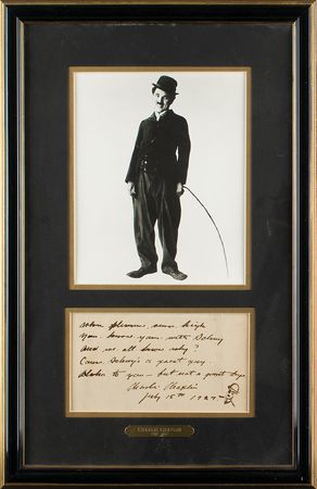 Lot #850 Charlie Chaplin: 